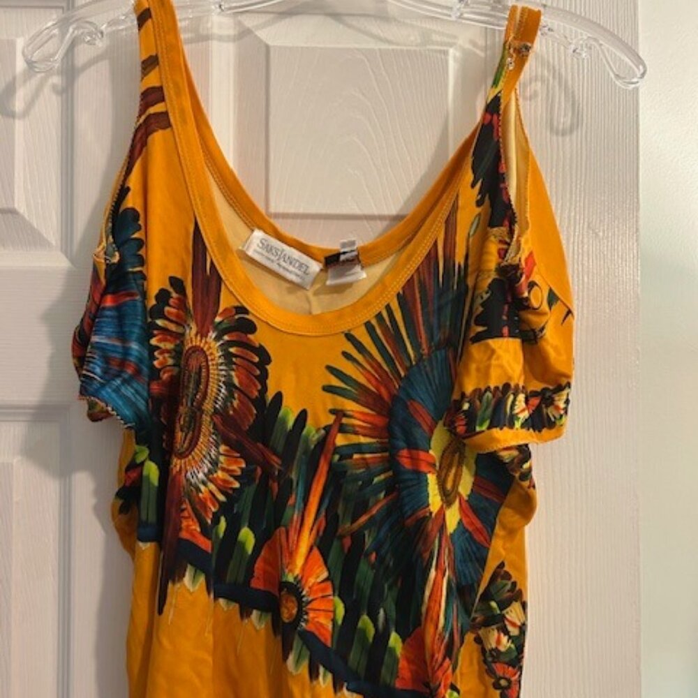 Jean Paul Gaultier Soleil Peek Sleeve Top